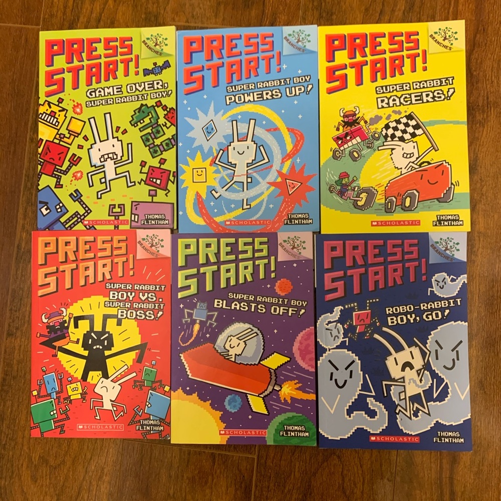 Press Start! Super Rabbit Boy Books
